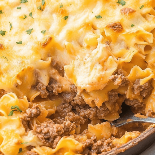 Creamy Beef Noodle Bake