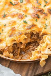 Creamy Beef Noodle Bake