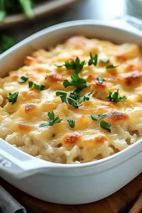 Creamy Chicken Rice Casserole