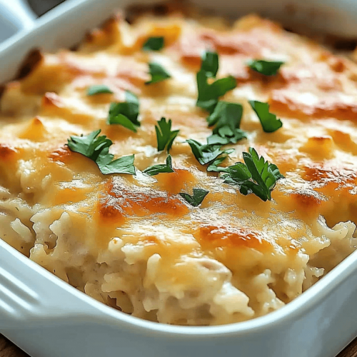Creamy Chicken Rice Casserole