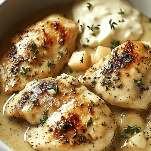 Creamy Garlic Chicken Recipe