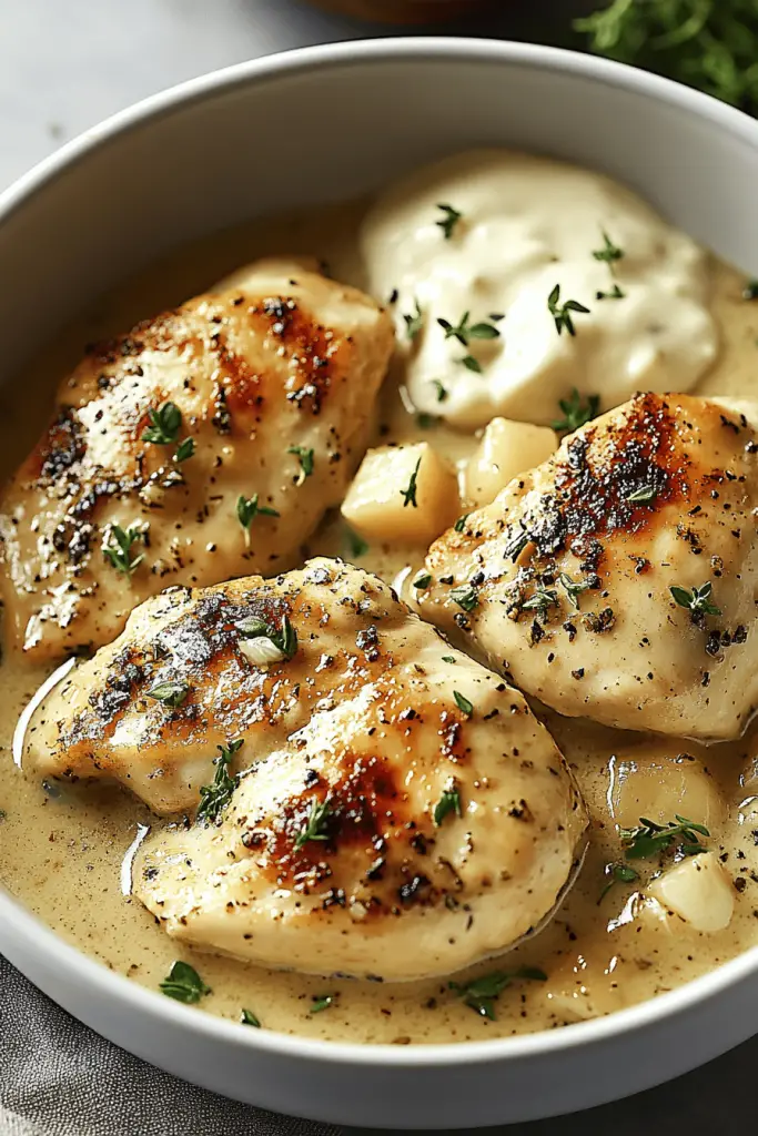 Creamy Garlic Chicken Recipe