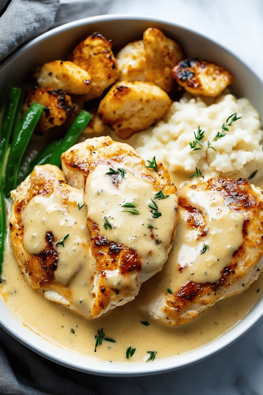 Creamy Ranch Chicken slice on plate showing perfect texture and swirl pattern