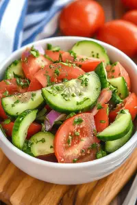 Cucumber Tomato Salad