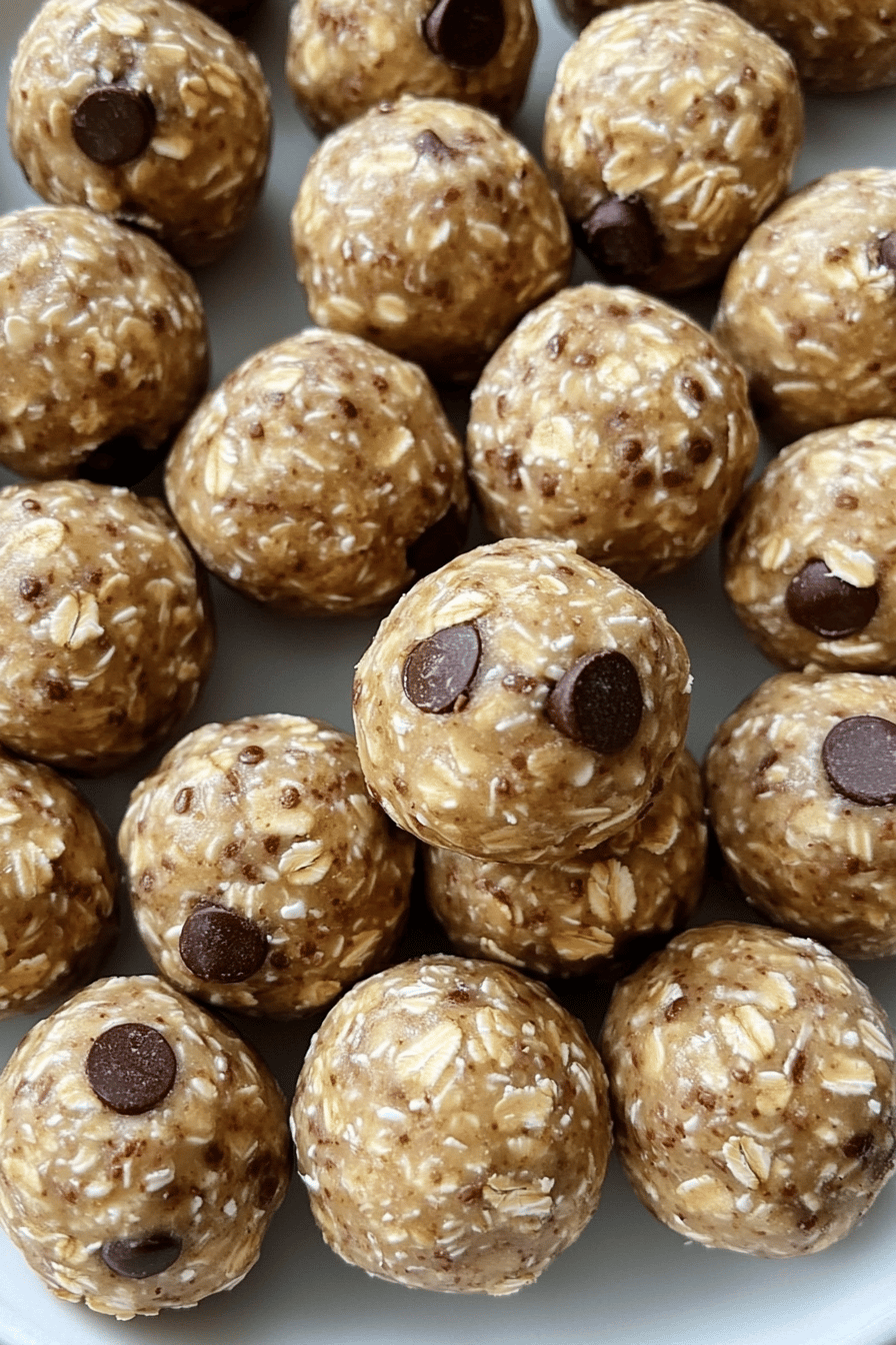 Energy Oatmeal Balls final dish beautifully presented and ready to serve