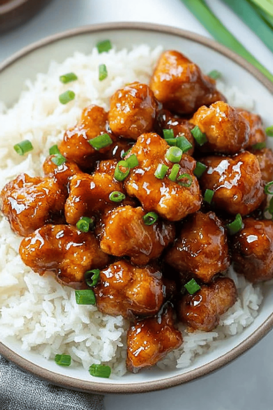 Firecracker Chicken Recipe slice on plate showing perfect texture and swirl pattern