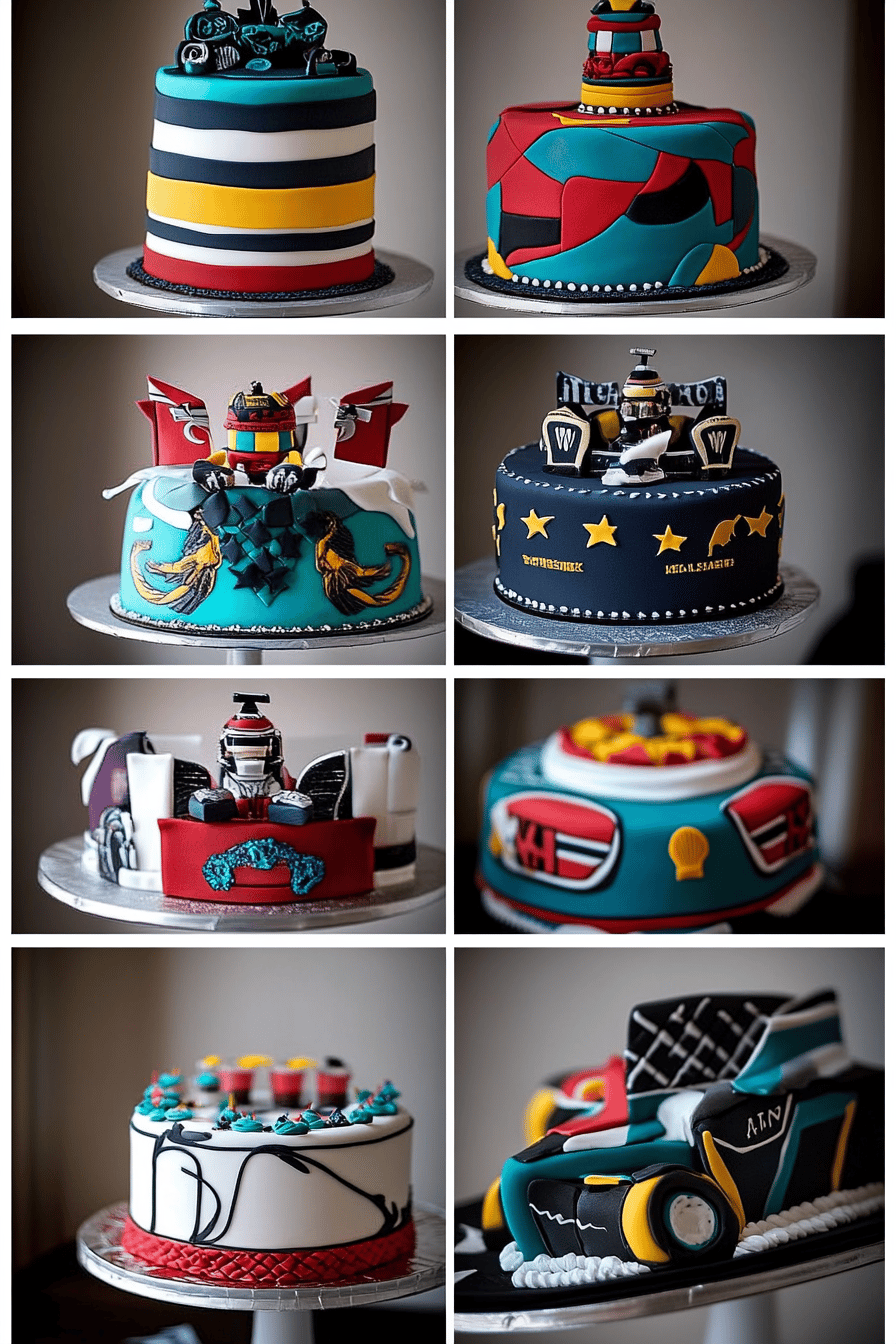Formula 1 Cake Ideas final dish beautifully presented and ready to serve