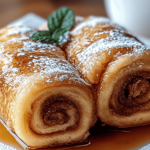French Toast Rolls