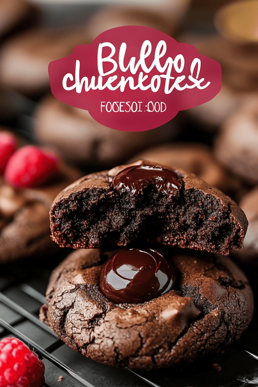 Fudgy Chocolate Cookies ingredients organized and measured on kitchen counter