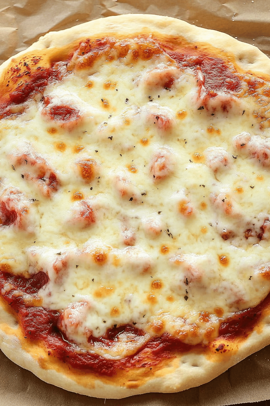 GF Pizza Dough final dish beautifully presented and ready to serve