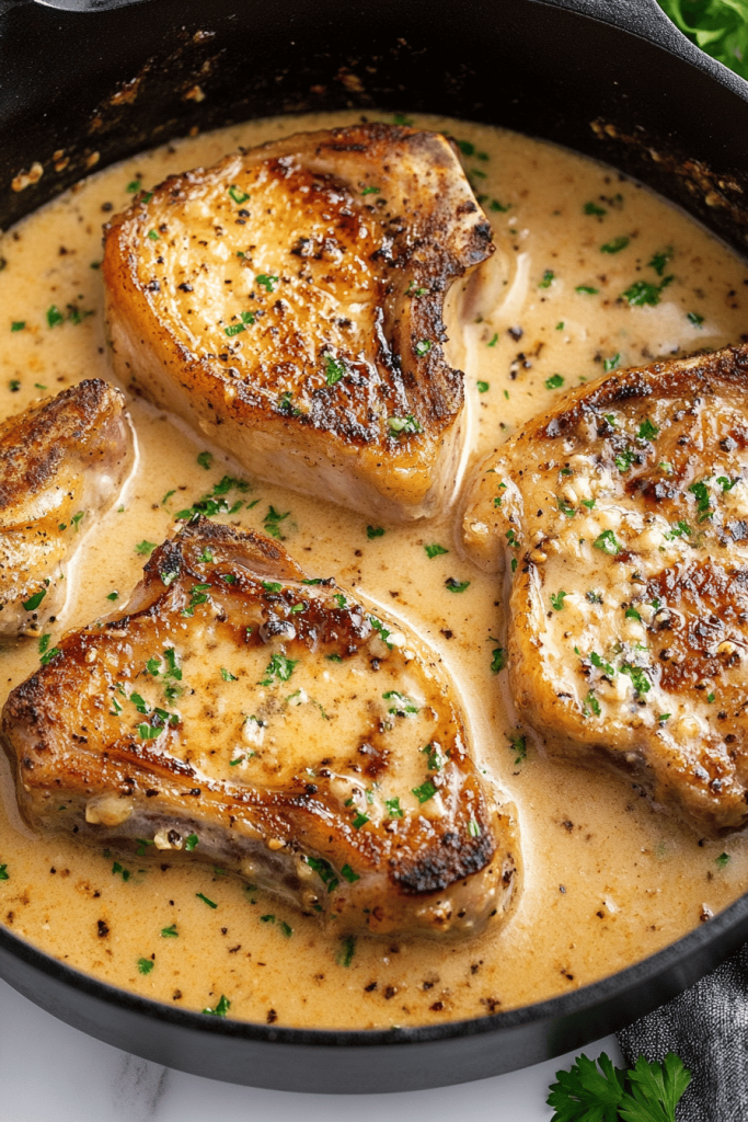 Garlic Parmesan Pork Chops