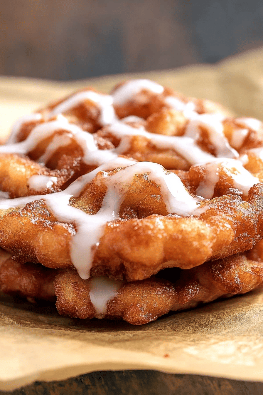 Gluten-Free Apple Fritters final dish beautifully presented and ready to serve
