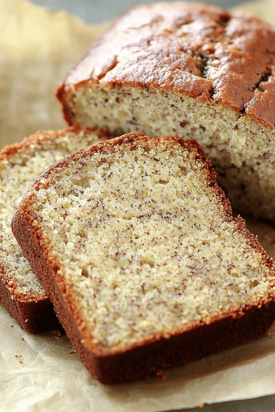 Gluten-Free Banana Bread final dish beautifully presented and ready to serve