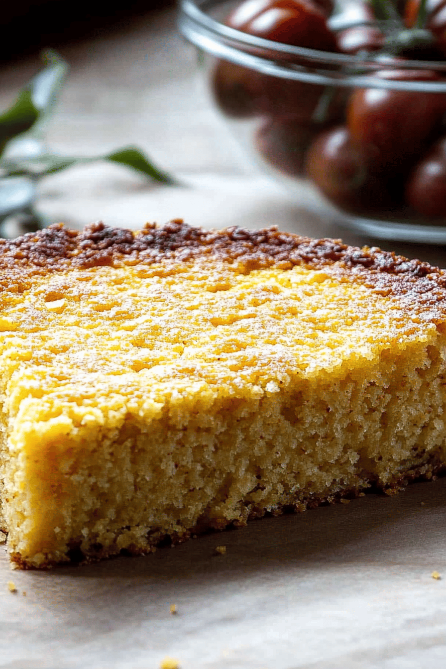 Gluten-Free Cornbread Recipe ingredients organized and measured on kitchen counter