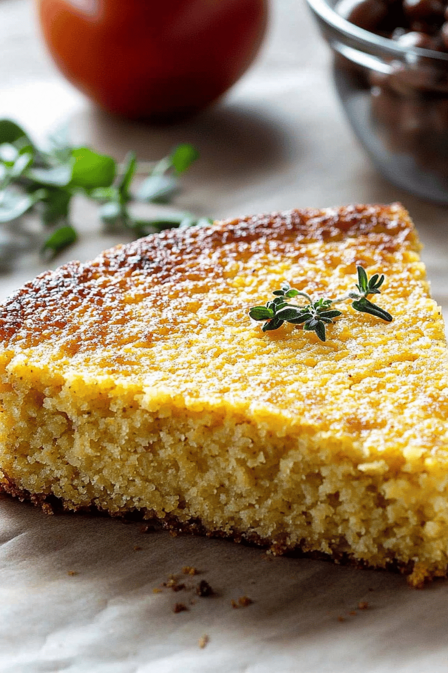 Gluten-Free Cornbread Recipe final dish beautifully presented and ready to serve