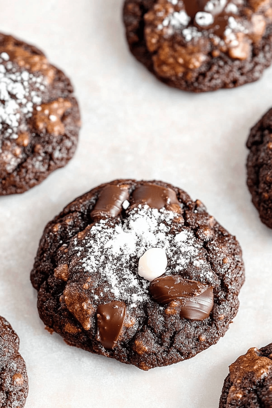 Gluten-Free Fudge Cookies ingredients organized and measured on kitchen counter