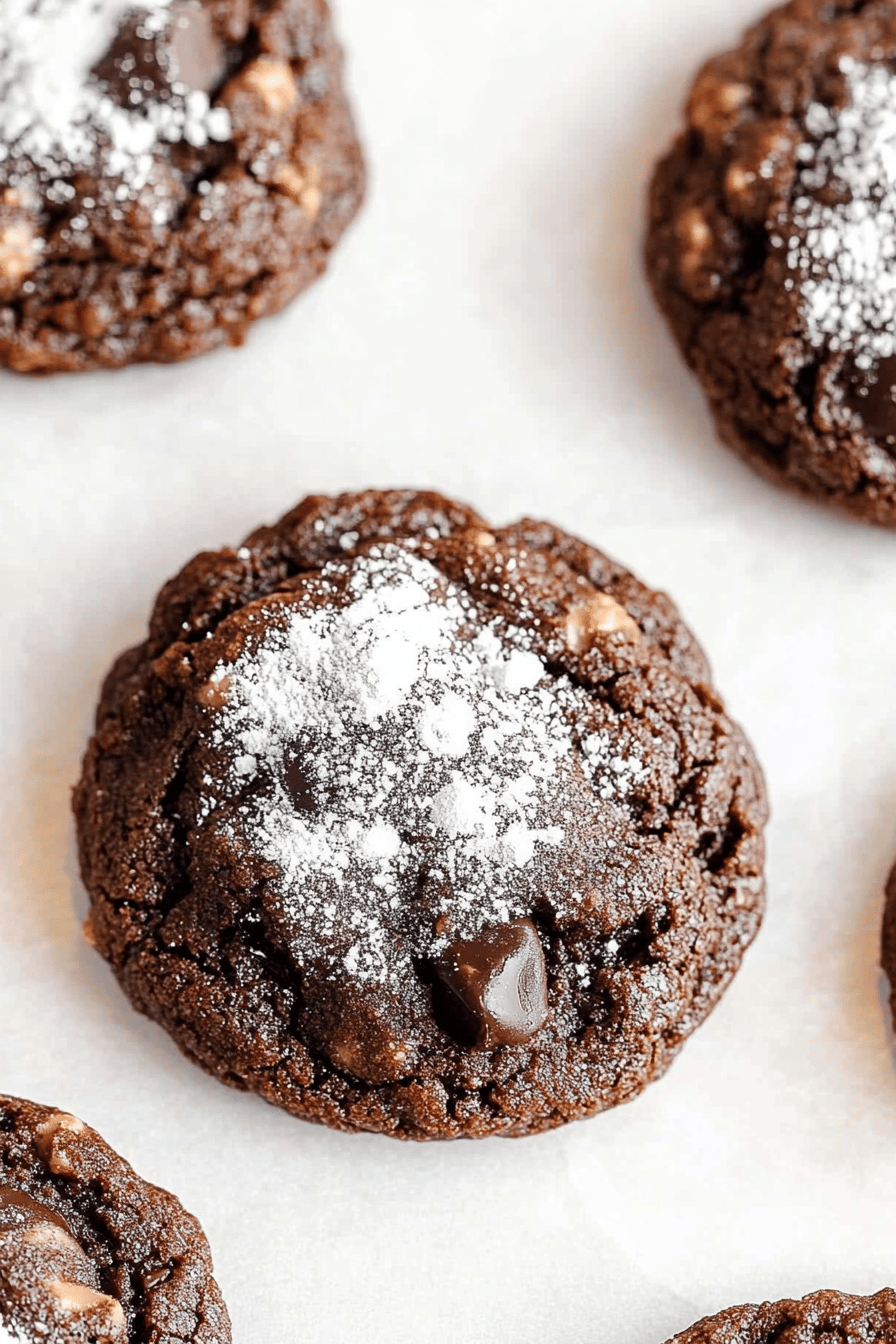 Gluten-Free Fudge Cookies slice on plate showing perfect texture and swirl pattern