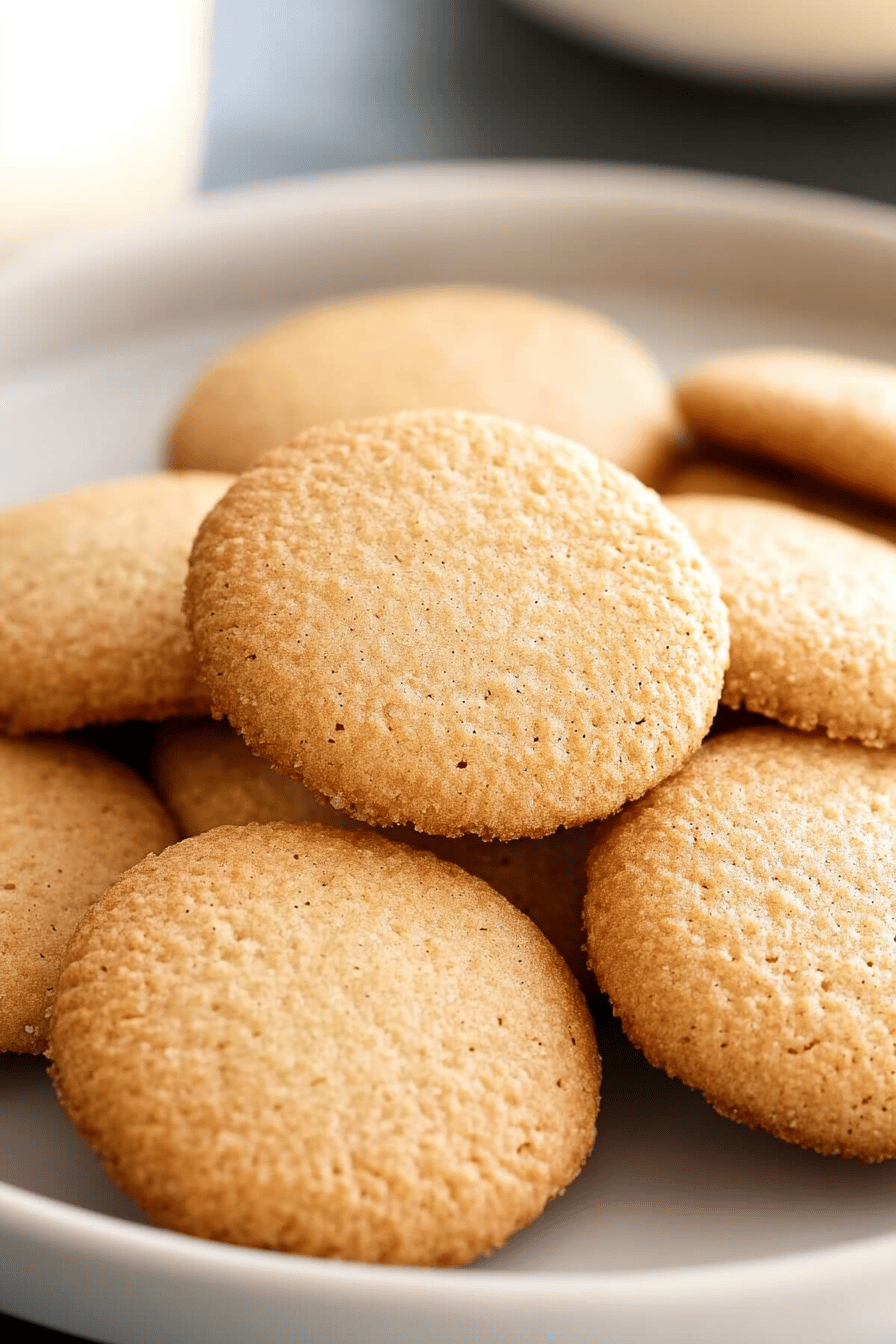 Gluten-Free Nilla Wafers ingredients organized and measured on kitchen counter