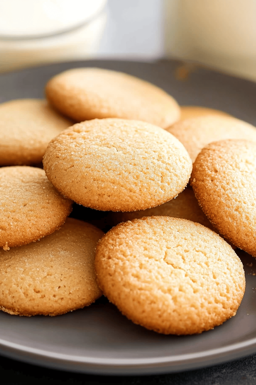 Gluten-Free Nilla Wafers slice on plate showing perfect texture and swirl pattern
