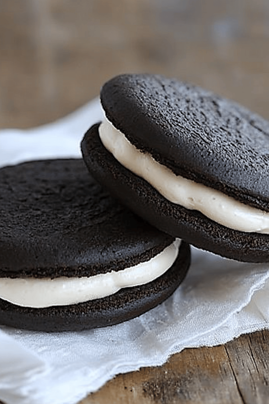 Gluten-Free Oreo Cakesters ingredients organized and measured on kitchen counter