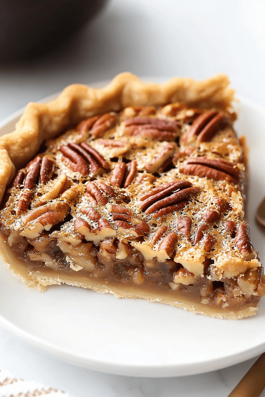 Gluten-Free Pecan Pie ingredients organized and measured on kitchen counter