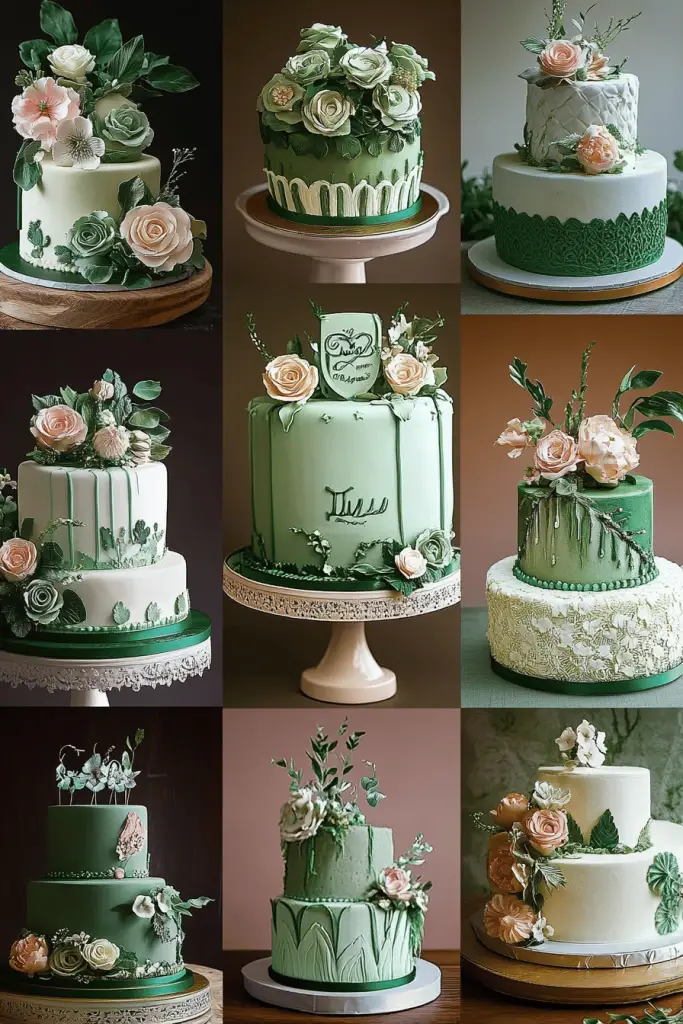 Green Birthday Cake Ideas