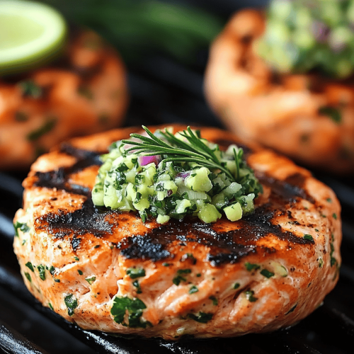 Grilled Salmon Burgers