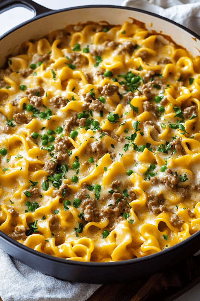 Ground Beef Stroganoff Casserole