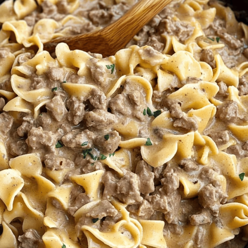 Ground Beef Stroganoff