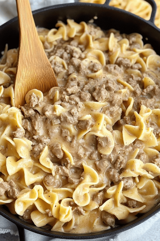 Ground Beef Stroganoff