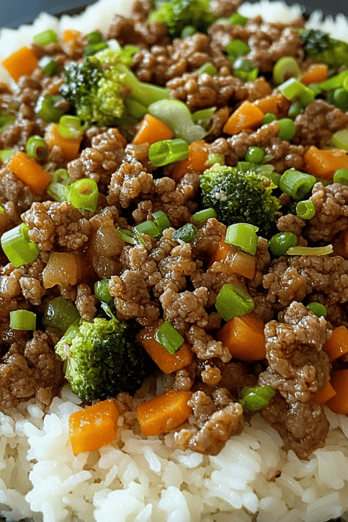 Ground Beef Teriyaki Rice Bowls