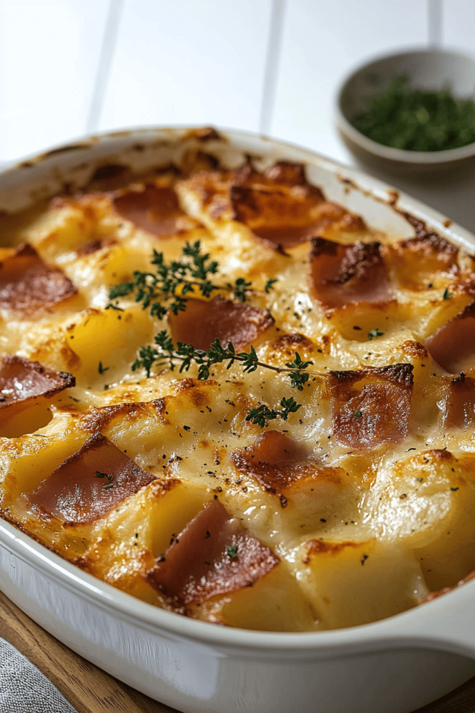 Ham and Potato Au Gratin Recipe