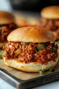 Homemade Sloppy Joes