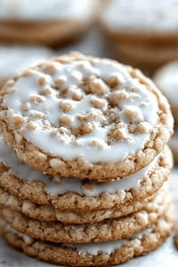 Iced Oatmeal Cookies