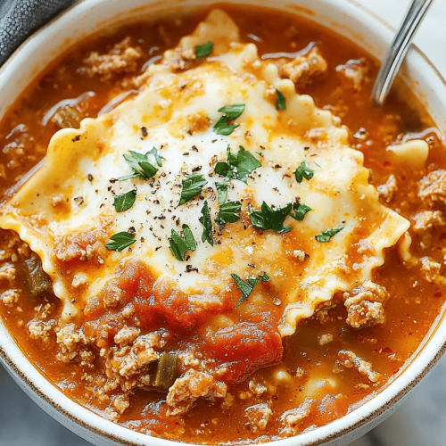 Lasagna Soup
