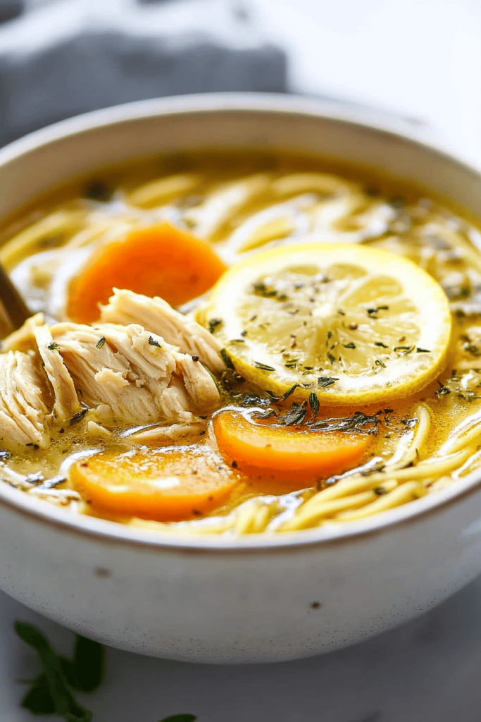 Lemon Chicken Soup