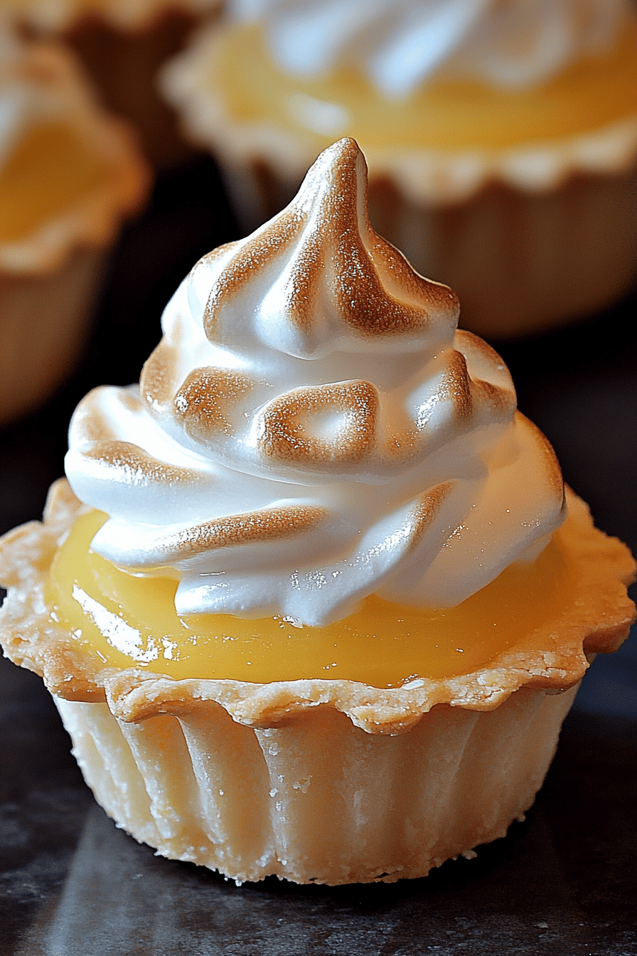 Lemon Meringue Pie Tartlets ingredients organized and measured on kitchen counter
