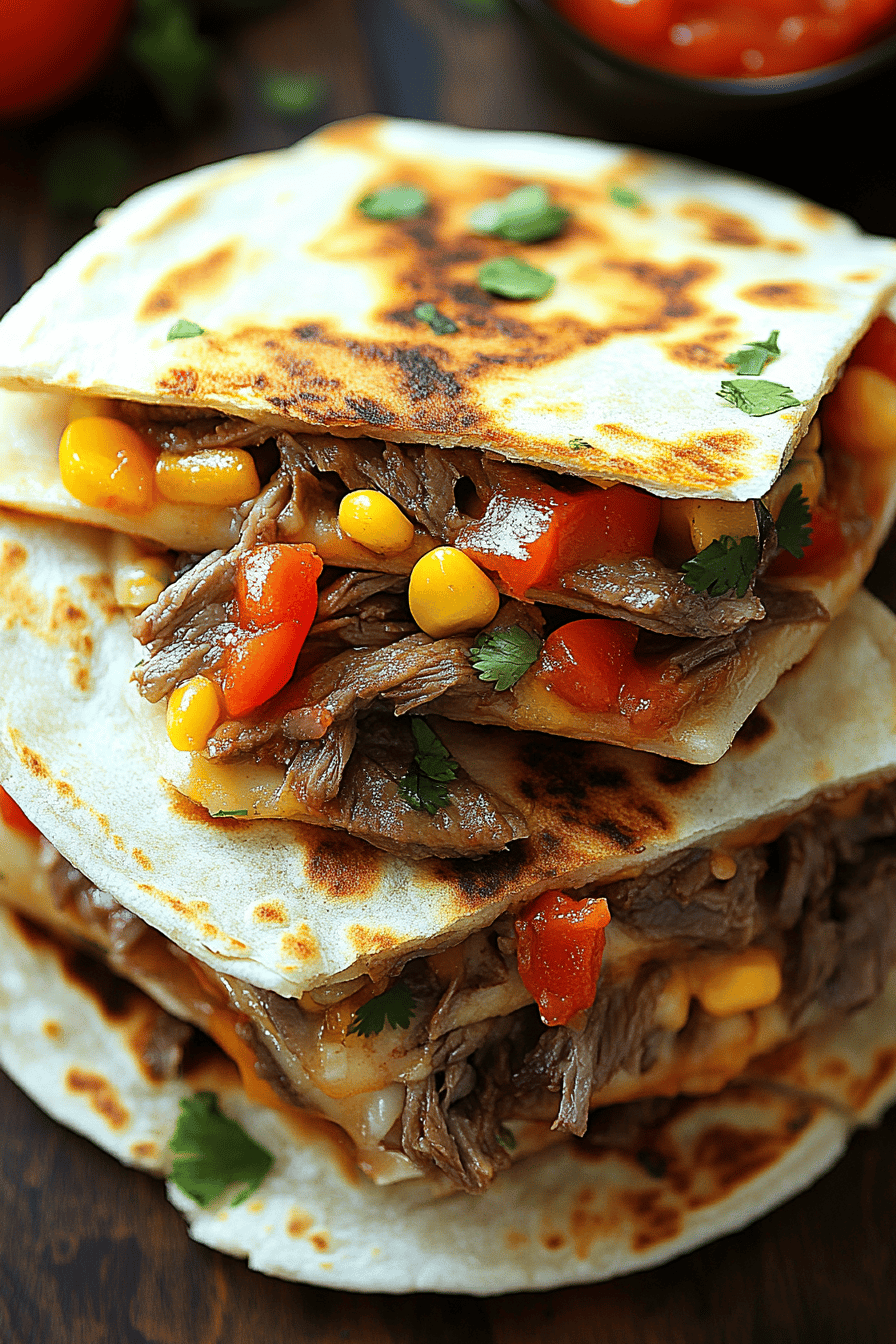 Loaded Steak Quesadillas Tips final dish beautifully presented and ready to serve