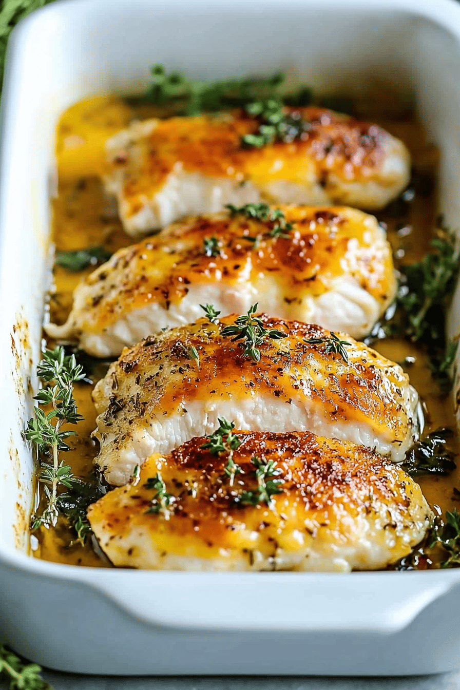 Melt-in-Your-Mouth Chicken Breasts final dish beautifully presented and ready to serve