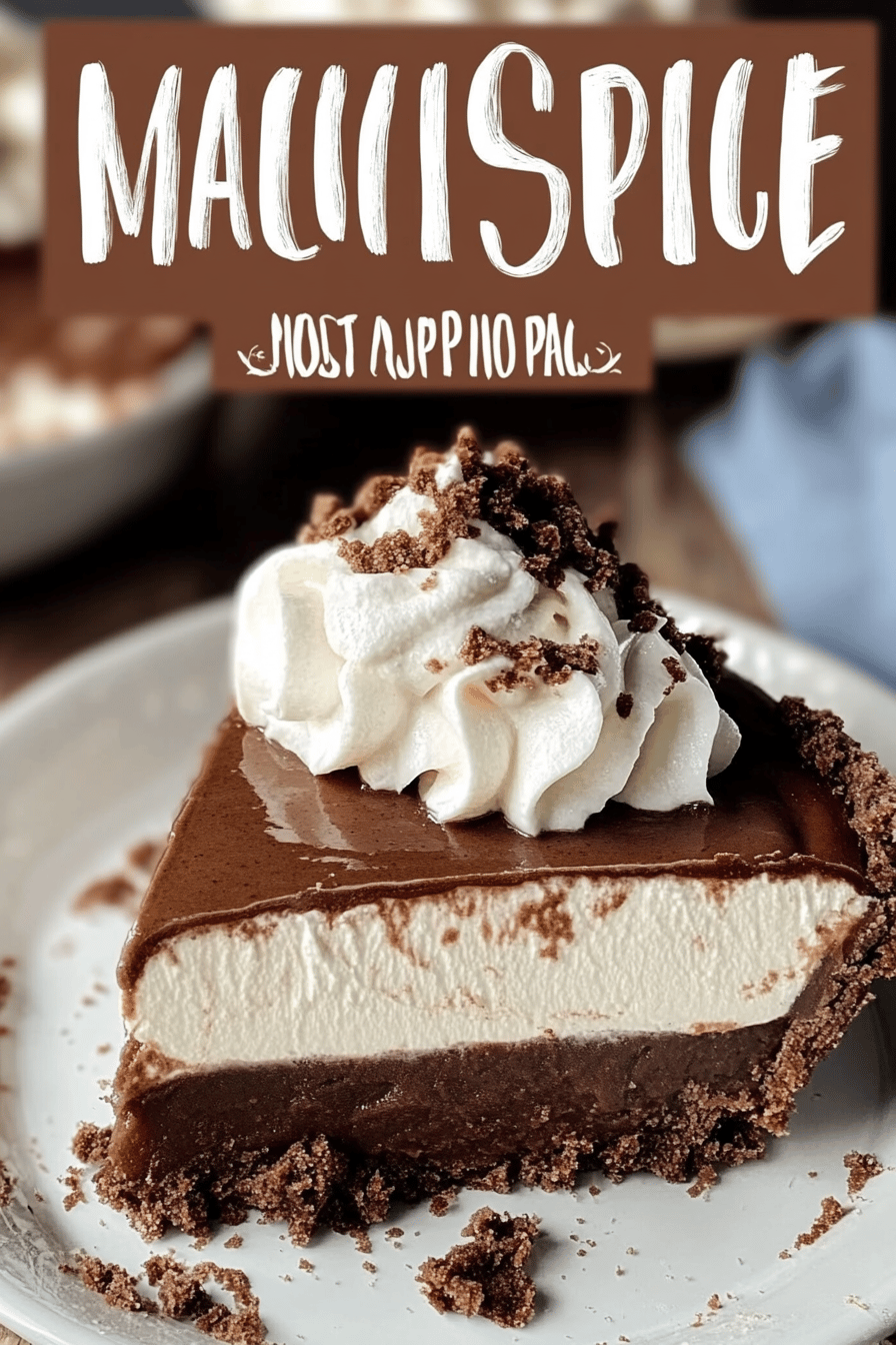 Mississippi Mud Pie ingredients organized and measured on kitchen counter