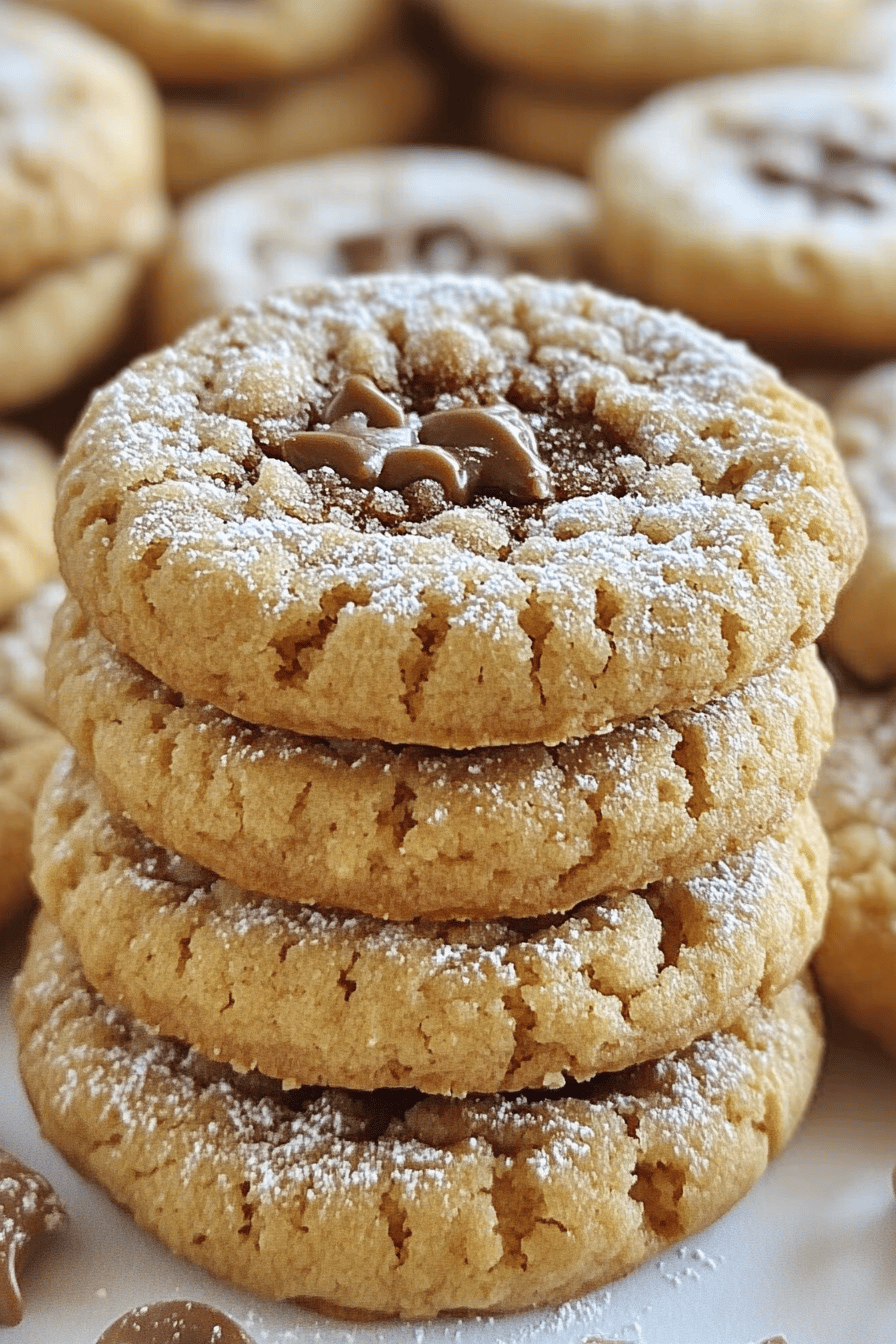 Muddy Buddy Peanut Butter Cookies final dish beautifully presented and ready to serve