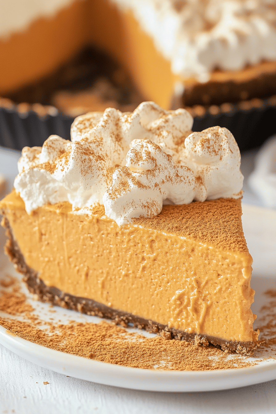 No-Bake Marshmallow Pumpkin Pie ingredients organized and measured on kitchen counter