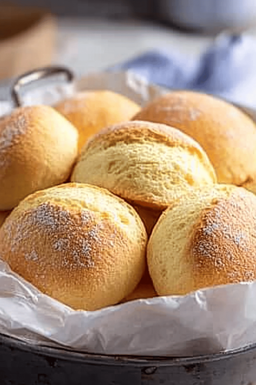 Pan de Bono final dish beautifully presented and ready to serve