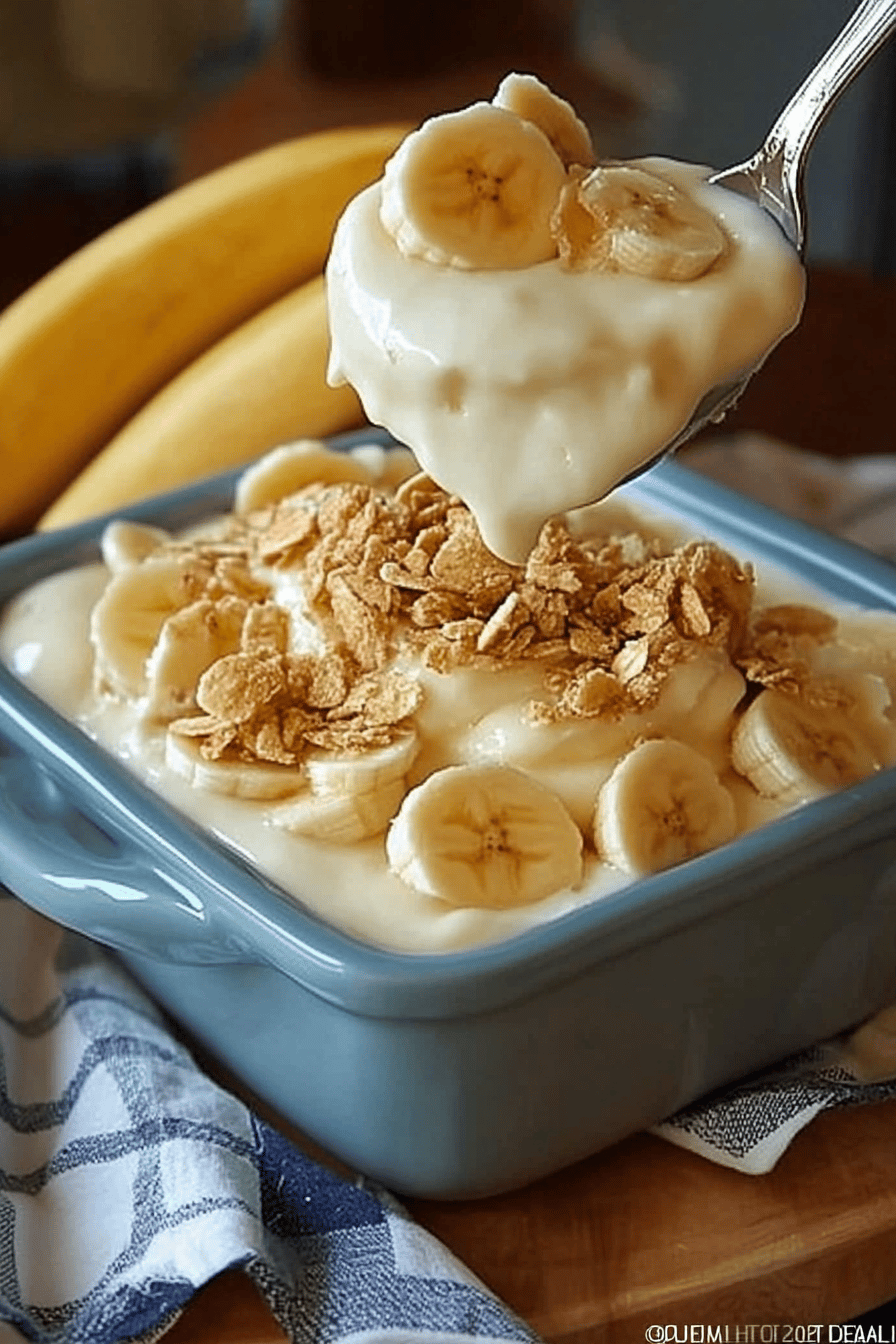 Paula Deen Banana Pudding ingredients organized and measured on kitchen counter