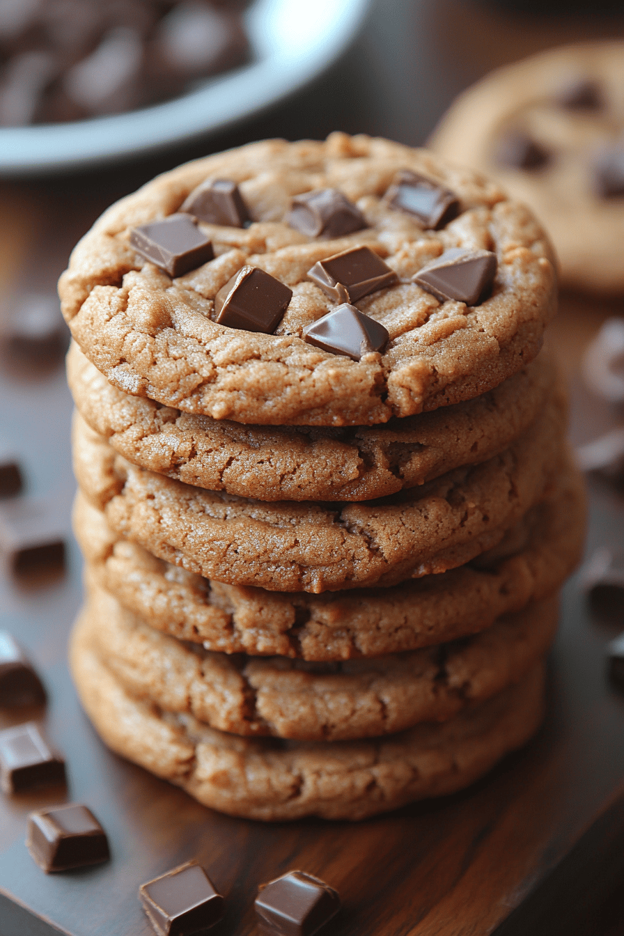 Peanut Butter Cup Cookies Recipe ingredients organized and measured on kitchen counter