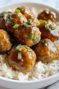 Pineapple Teriyaki Chicken Meatballs