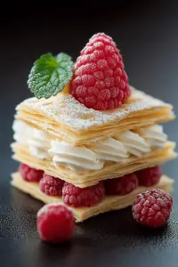 Raspberry Mille-Feuille Cookies