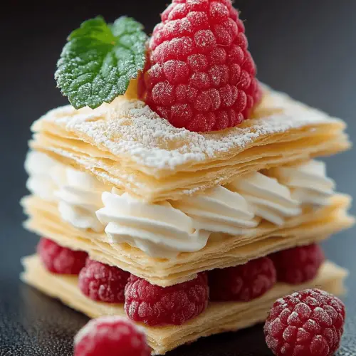 Raspberry Mille-Feuille Cookies