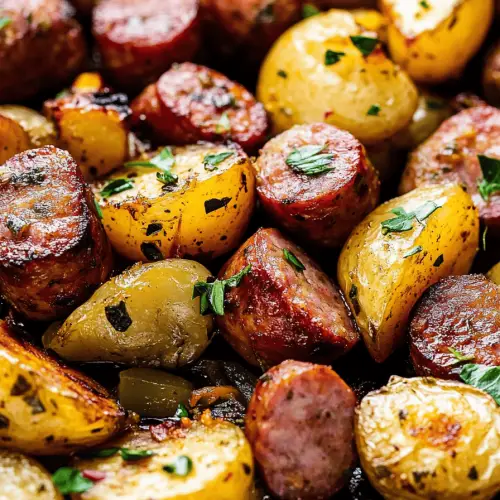 Sheet Pan Sausage and Veggies