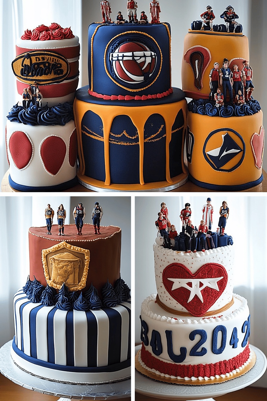 Sports Fan Cake Ideas ingredients organized and measured on kitchen counter